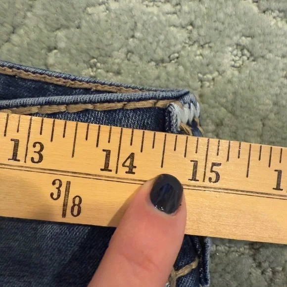 True Religion Skinny low rise flap pockets Jeans size 27 - Picture 11 of 12